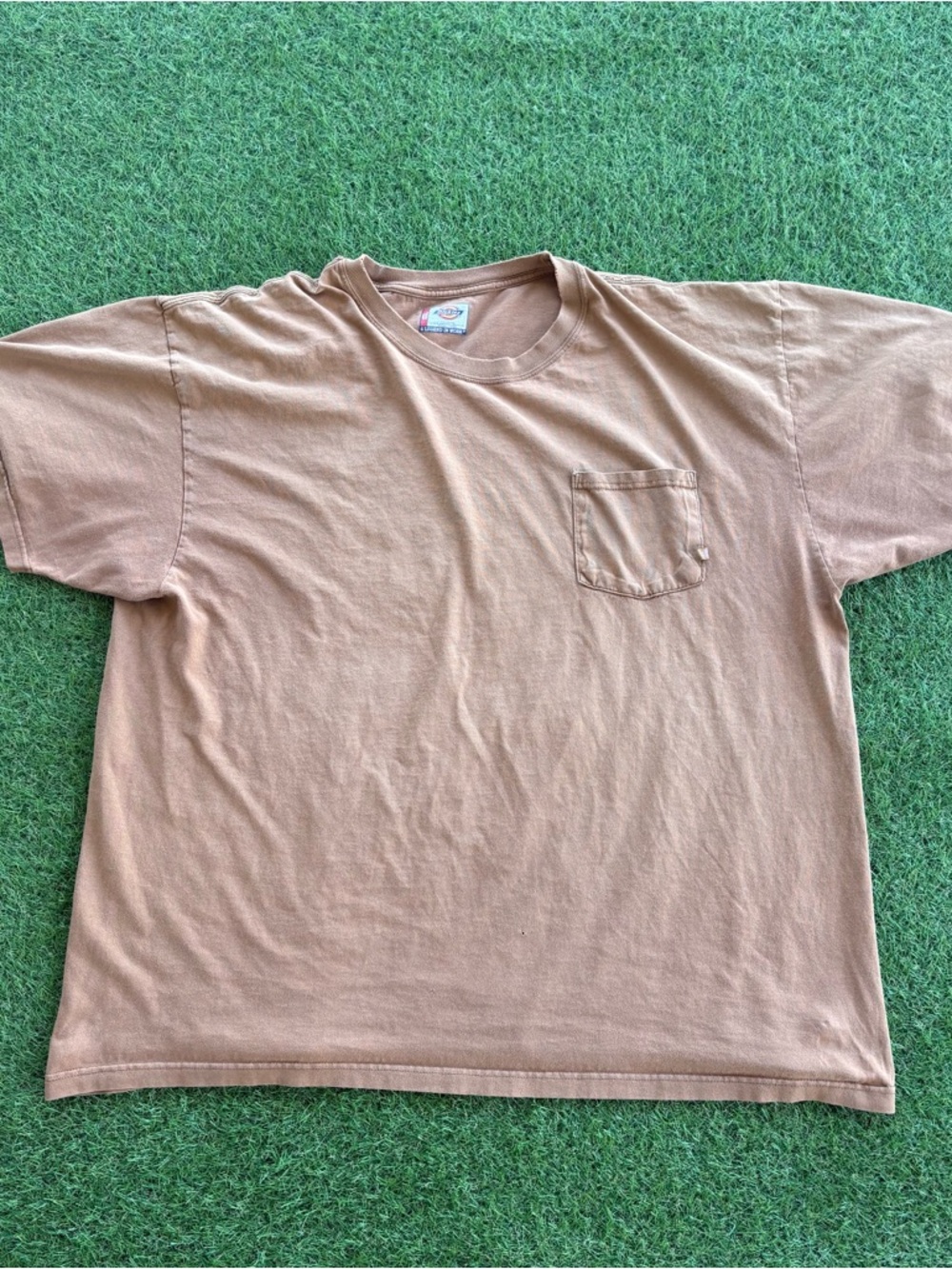 Vintage Dickies Faded Brown Pocket T-Shirt 3XL
